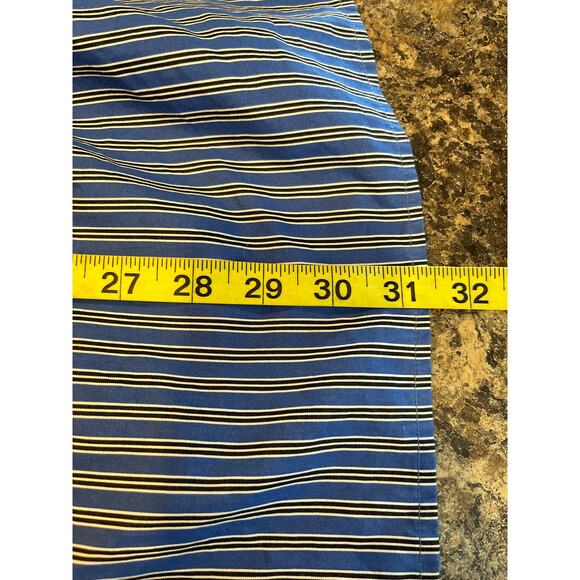 Lauren Ralph Lauren Plus Size 3X Blue Black White Stripe - Picture 8 of 8